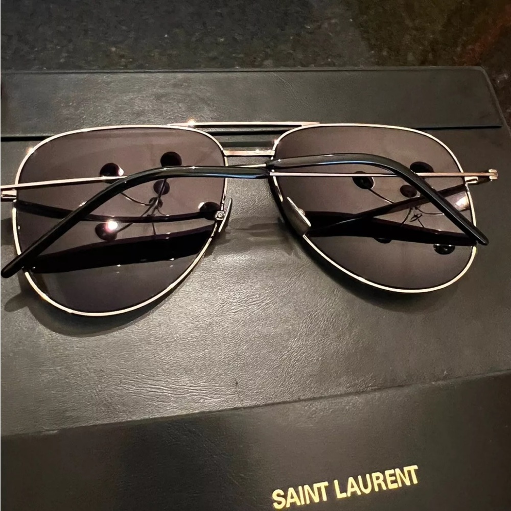 Saint Laurent Paris Sunglasses (Rose gold) - Picture 8 of 16
